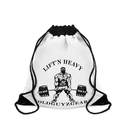 Fitness Drawstring Bag - 'Lift'n Heavy' Gym Gear | For Weightlifters & Active Lifestyles