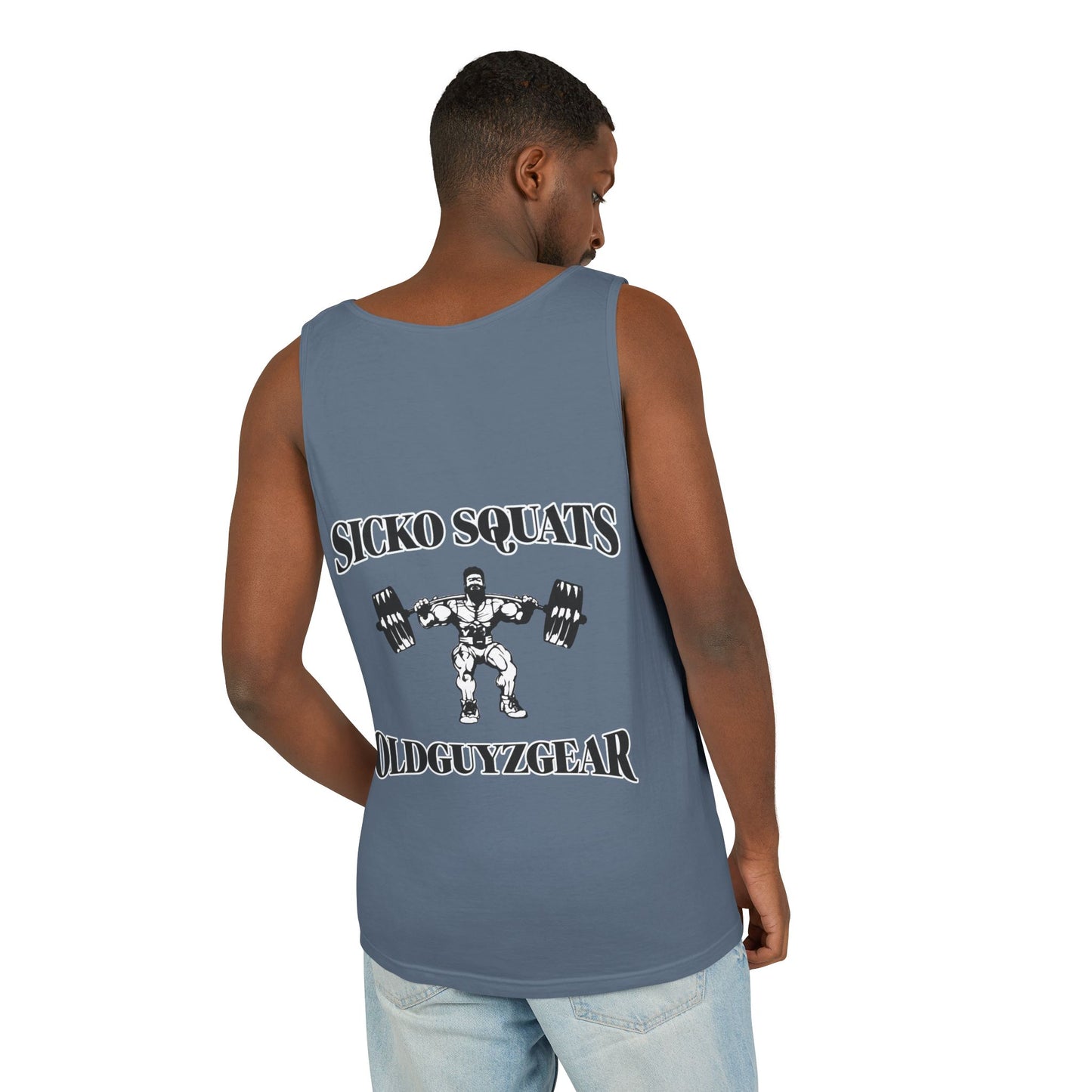 OldGuyzGear "Sicko Squats" Fitness Tank Top