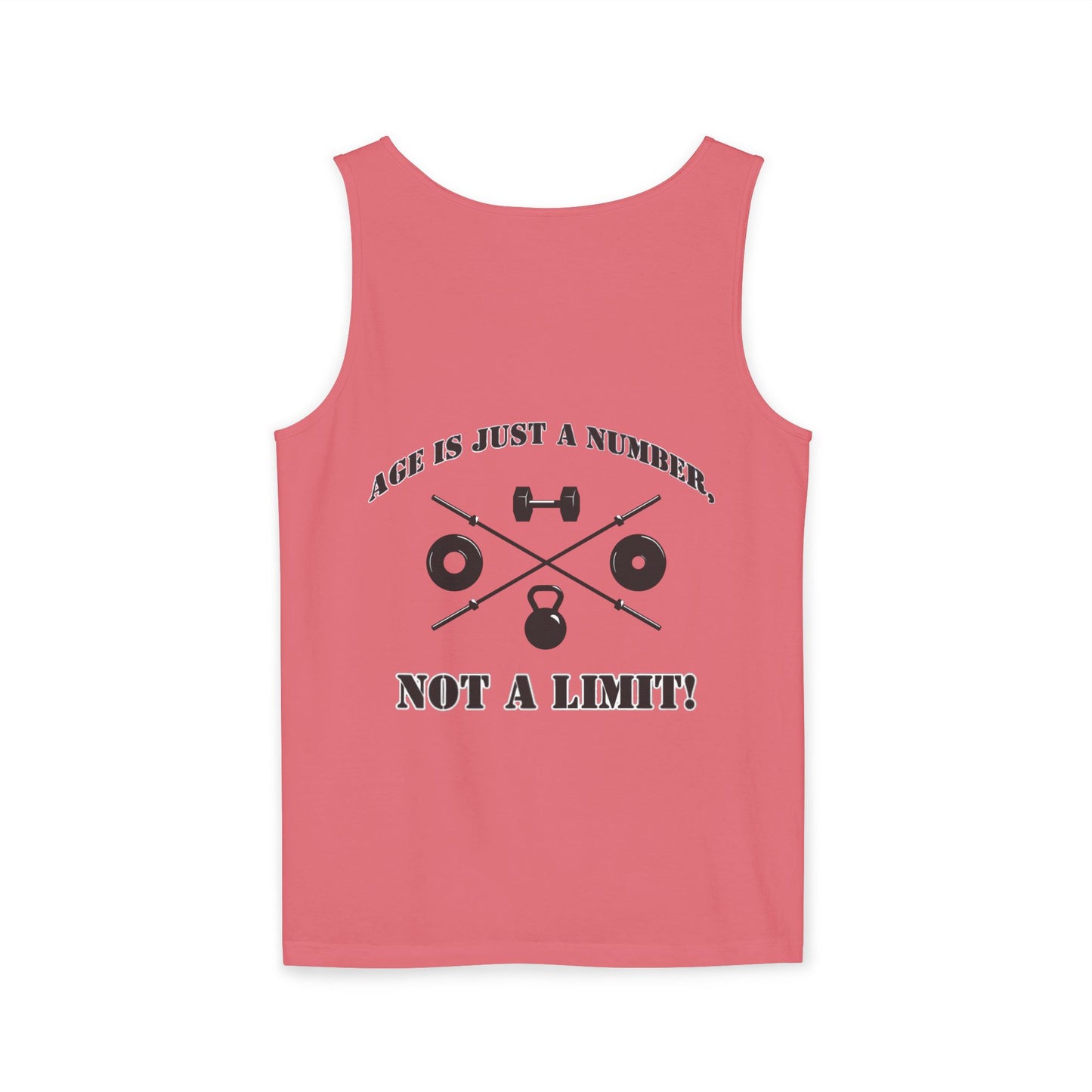 OldGuyzGear "Age is Just a Number, not a Limit" Fitness Tank Top